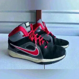 Size 6.5 Y - Nike Team Hustle D6 Red Silver